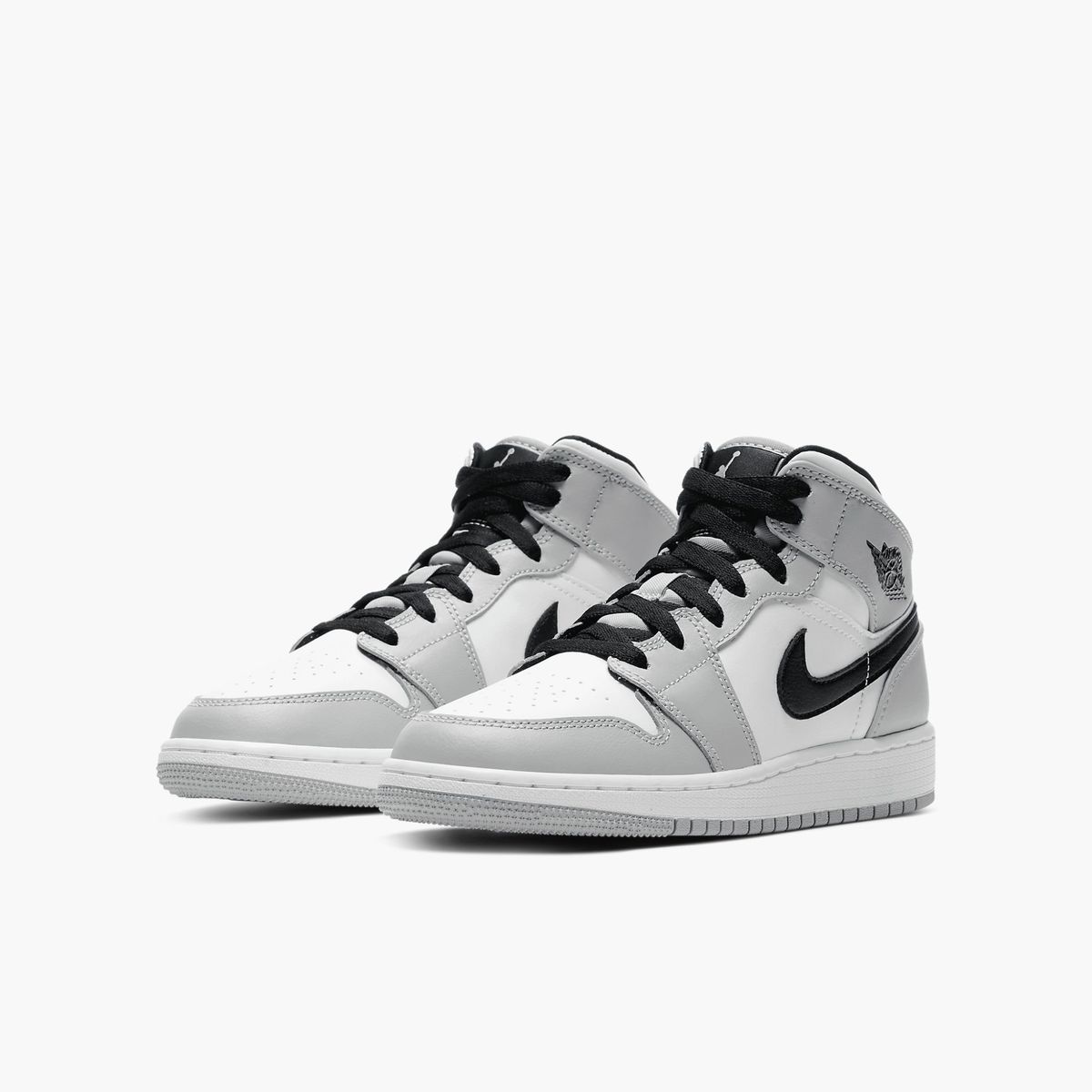 Nike Air Jordan 1 Retro Mid Light Smoke Grey Sneakers